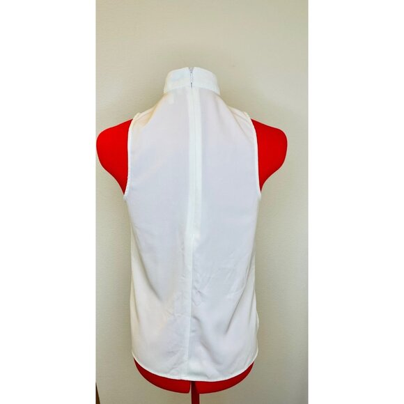 Tobi white chocker top tank white sleeveless small - Picture 3 of 8